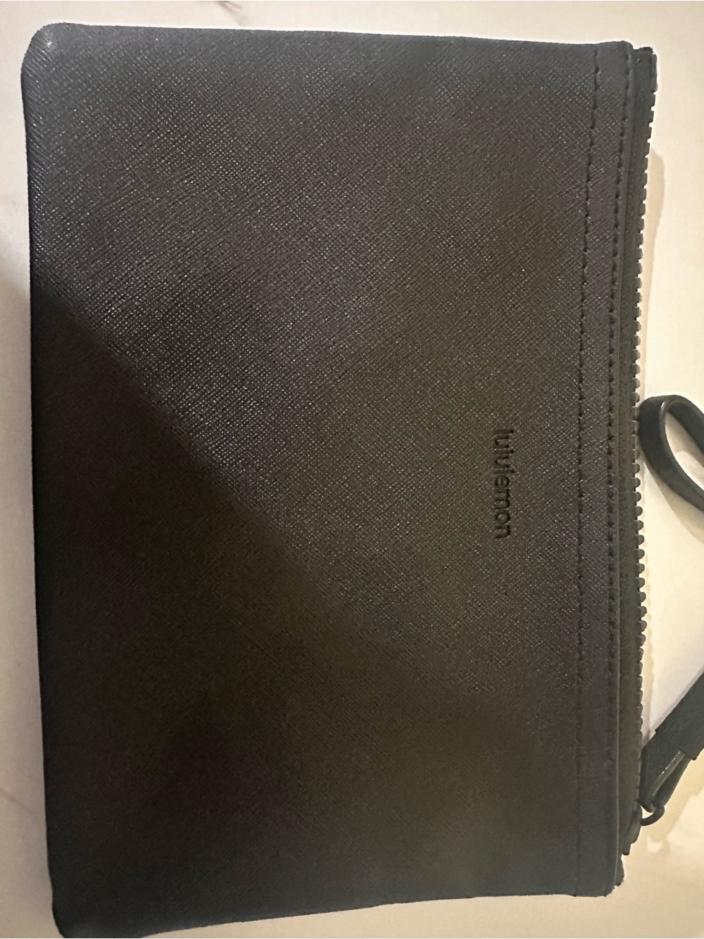 lululemon athletica Black Textured Zip Pouch with Wristlet